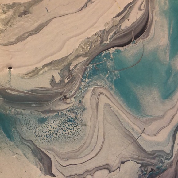 Gorgeous fine art acrylic pour - Picture 4 of 5